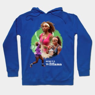 Serena Williams cartoon anime Hoodie